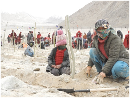 During the workshop at Jammu