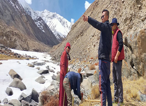 During the workshop at Jammu